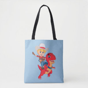 Jon and Blitz Dino Ranch Tote Bag
