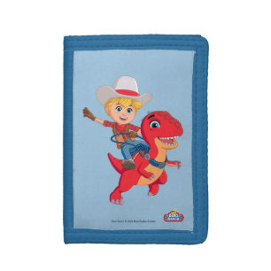 Jon and Blitz   Dino Ranch Tri-fold Wallet