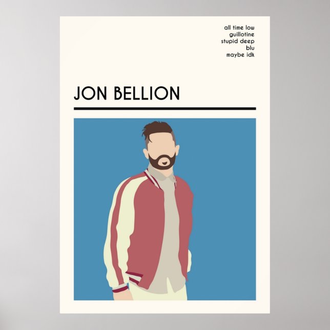 Jon Bellion Wall ArtPosterPrints Poster (Front)