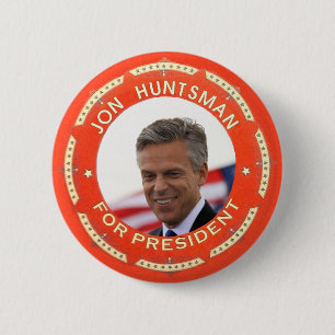Jon Huntsman 2012 Pinback Button