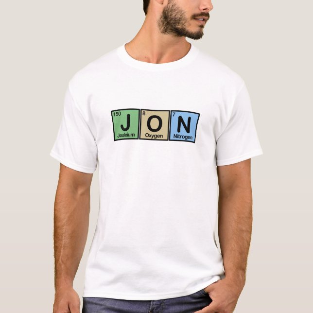 Jon Made of Elements T-Shirt (Front)