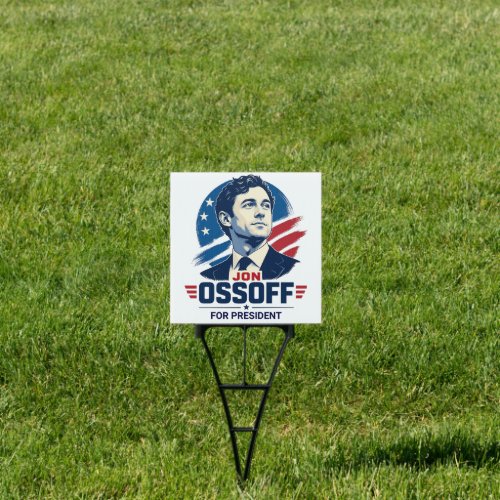 Jon Ossoff for President 2028 Sign