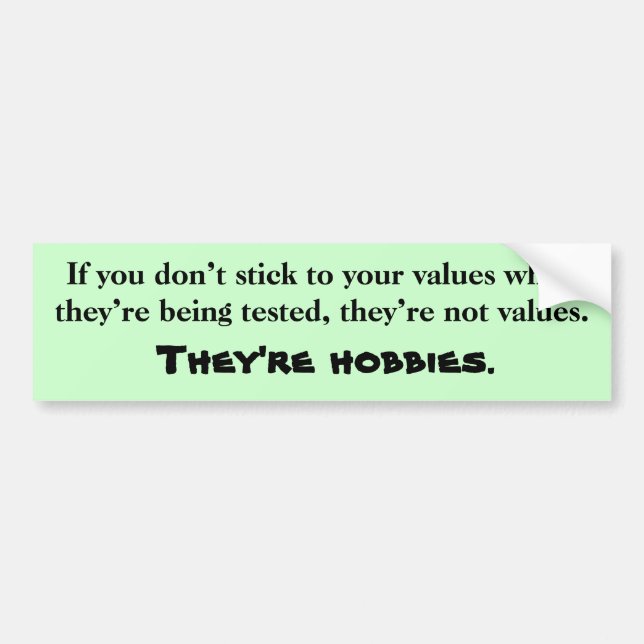 Jon Stewart Quote Bumper Sticker (Front)