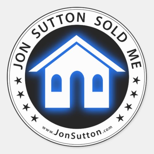 Jon Sutton Sold Me Classic Round Sticker