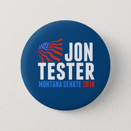Jon Tester for Montana Senate 2018 Button