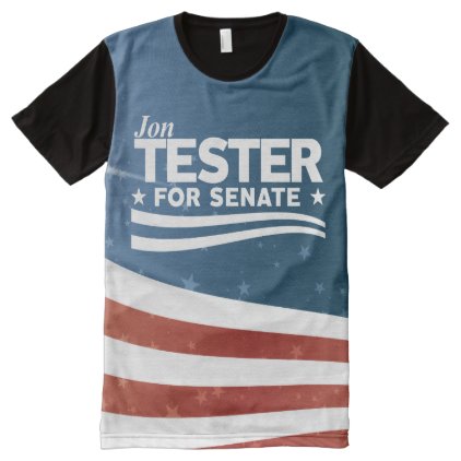 Jon Tester for Senate All-Over-Print T-Shirt