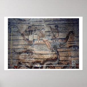 Jonah being Swallowed by the Whale, detail from a Poster