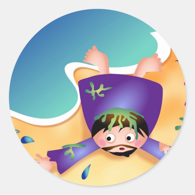 Jonah Classic Round Sticker (Front)