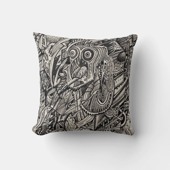 Jonah Complex  Throw Pillow (Front)
