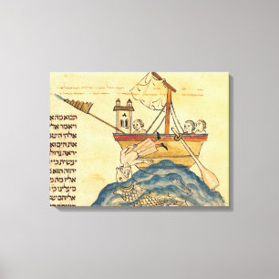 Jonah Eaten by the Whale Canvas Print