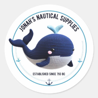 Jonah’s Nautical Supplies Classic Round Sticker