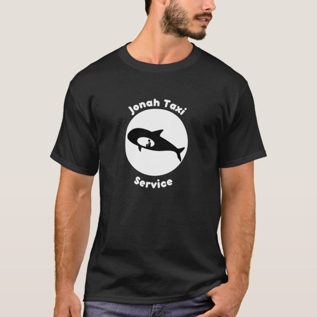Jonah Taxi Service Christian Bible Design T-Shirt (Front)
