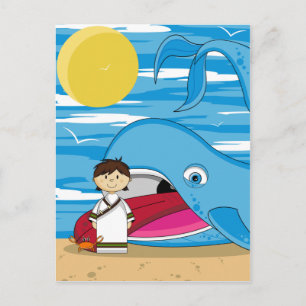 Jonah & the Whale Postcard
