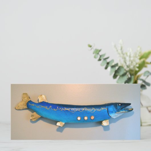 Jonah's fish flat card (Standing Front)