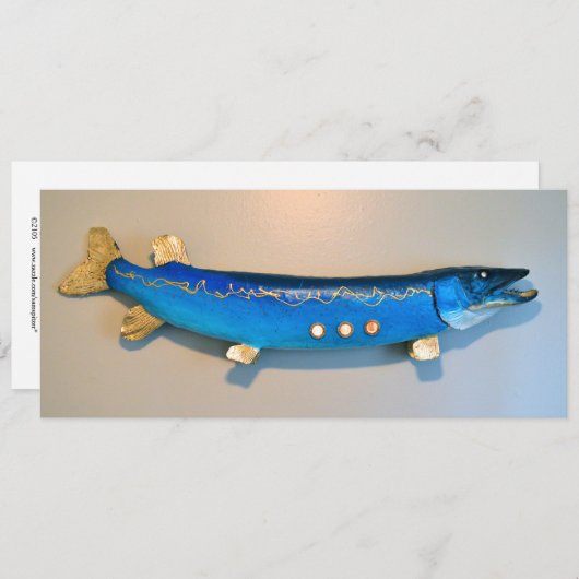 Jonah's fish flat card (Front/Back)