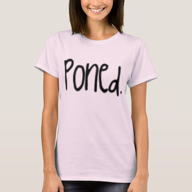 Jonas Brothers "Poned." shirt (Front)