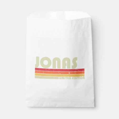 JONAS Gift Name Personalized Funny Retro Vintage B Favor Bag