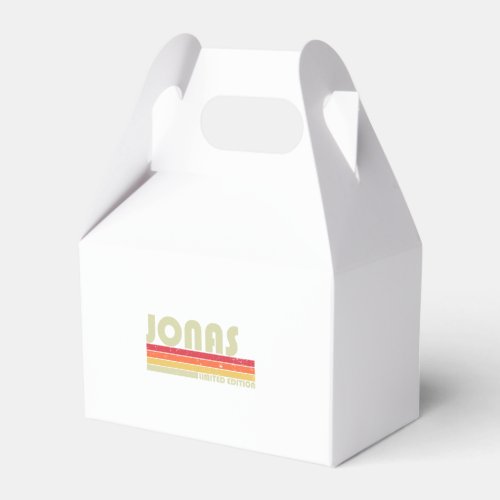 JONAS Gift Name Personalized Funny Retro Vintage B Favor Boxes