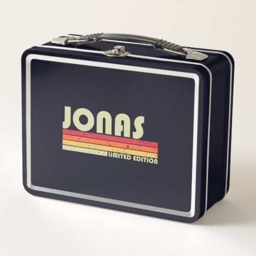 JONAS Gift Name Personalized Funny Retro Vintage B Metal Lunch Box