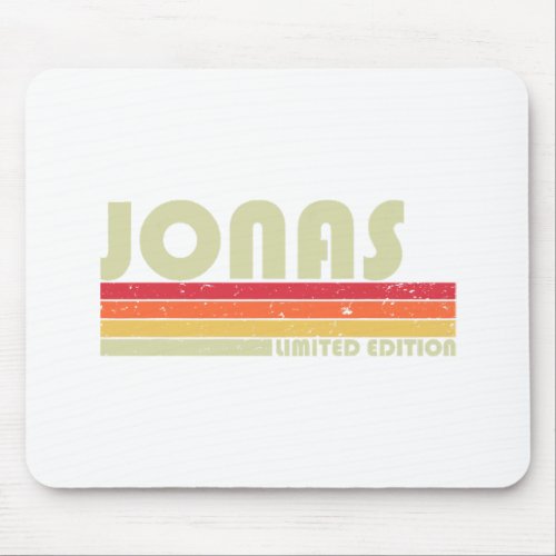 JONAS Gift Name Personalized Funny Retro Vintage B Mouse Pad