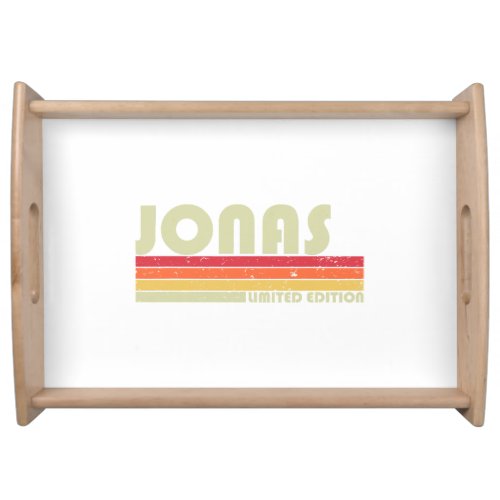 JONAS Gift Name Personalized Funny Retro Vintage B Serving Tray