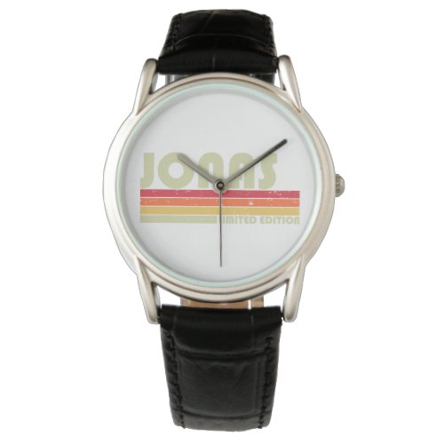 JONAS Gift Name Personalized Funny Retro Vintage B Watch