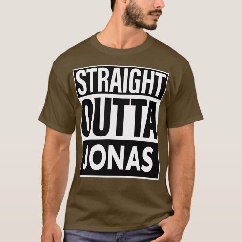 Jonas Name Straight Outta Jonas T_Shirt