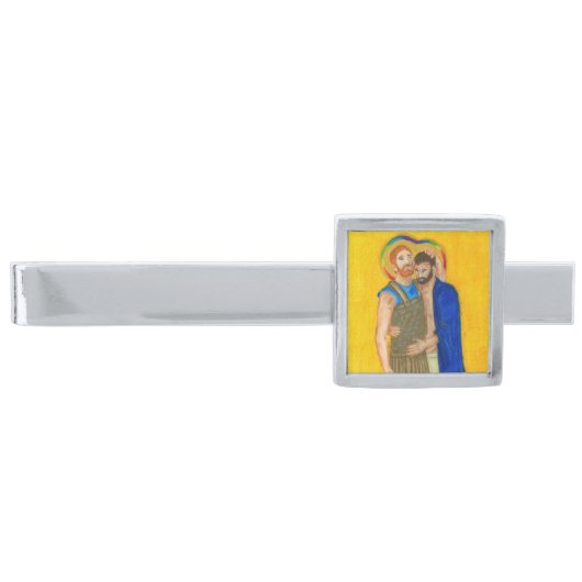 Jonathan and David Tie Clip (Front)