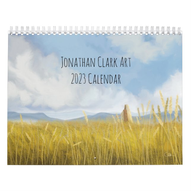 Jonathan Clark Art 2023 Calendar  (Cover)