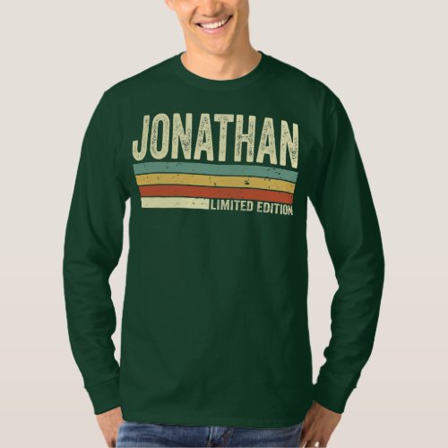 Jonathan Gift Name Personalized Funny Retro T_Shirt