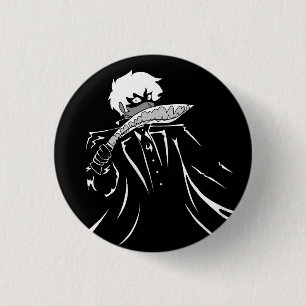 Jonathan Harker the Kukri Cryptid Button