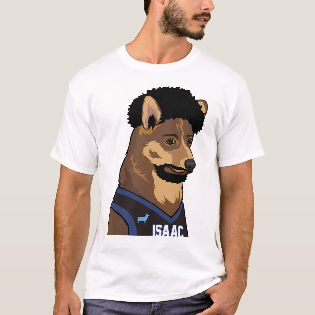 Jonathan Isaac Corgi  T-Shirt (Front)
