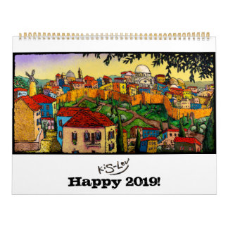 Jonathan Kis-Lev Art Calendar 2019