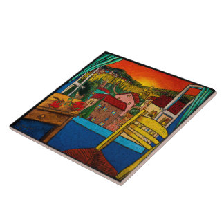 Jonathan Kis-Lev Love for Jerusalem Tile