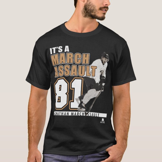Jonathan Marchessault No 81 It'S A March Assault H T-Shirt (Front)