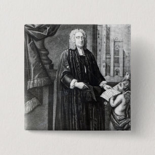 Jonathan Swift, engraved by Andrew Miller, 1743 Button