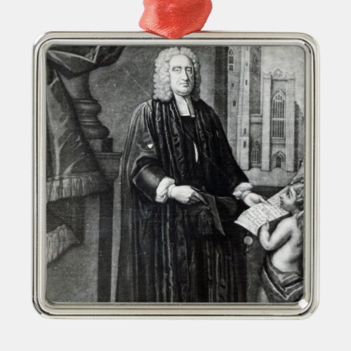 Jonathan Swift engraved by Andrew Miller 1743 Metal Ornament