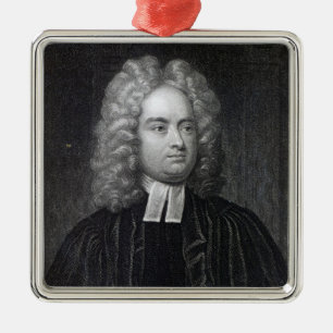 Jonathan Swift Metal Ornament