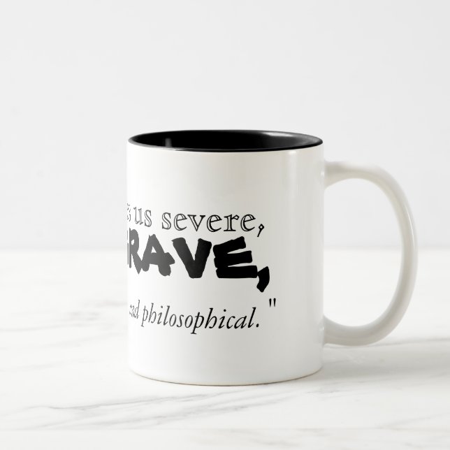 Jonathan Swift's Quote about Coffee - Mug (Right)