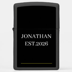 Jonathan – Timeless Strength with a Calm Zippo Lighter