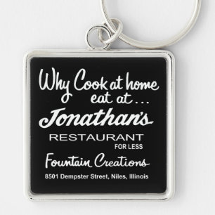 Jonathan's Restaurant, Niles, IL Keychain