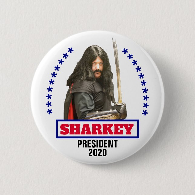 Jonathon Sharkey for President Button (Front)