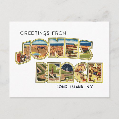 Jones Beach Long Island New York Postcard