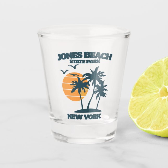 Jones Beach Long Island New York Shot Glass (Front)