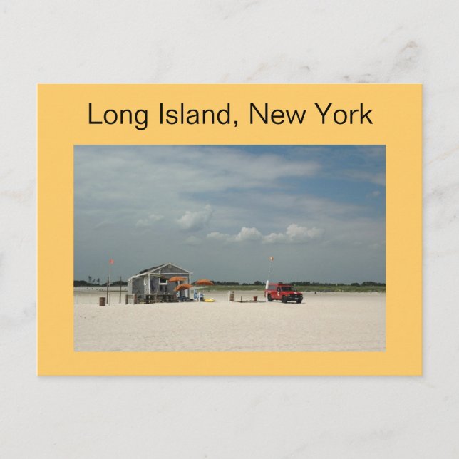 Jones Beach Umbrella Stand Postcard (Front)