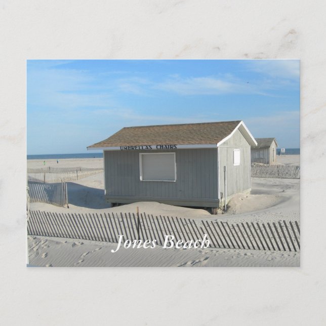 Jones Beach Umbrella Stand Postcard (Front)