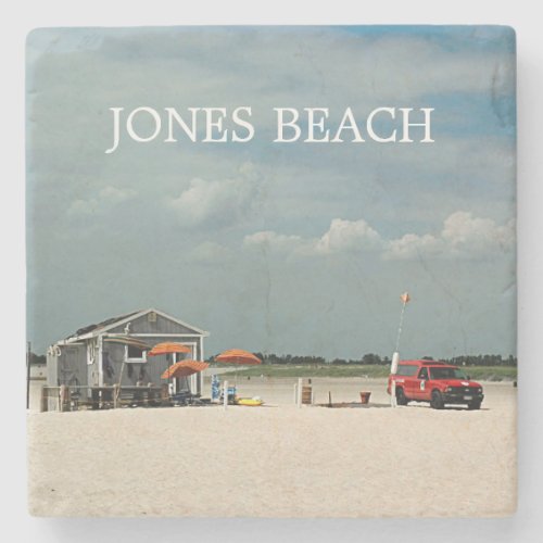 Jones Beach Umbrella Stand Stone Coaster
