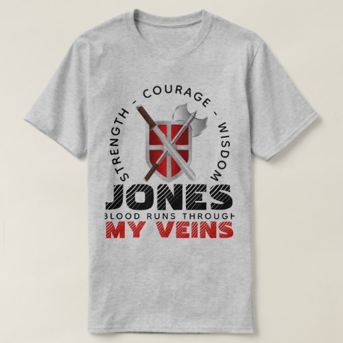 Jones blood runs through my veins T_Shirt