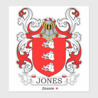 Jones Family Crest Sticker