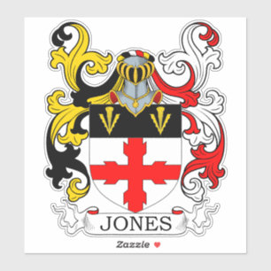 Jones Family Crest Sticker